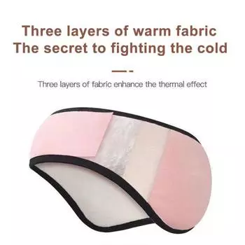 Повязка на голову Yousheng Ear Warmers, звукоизолирующая повязка на ухо для сна для мужчин и женщин, зимние флисовые наушники для холодной погоды, бега, велоспорта, катания на лыжах чёрный