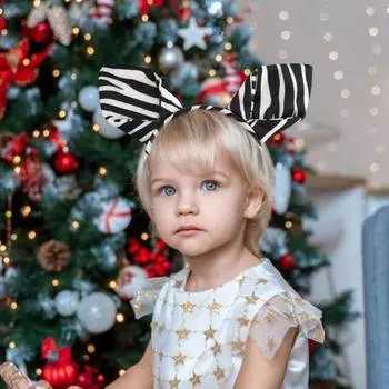 Повязка на голову Yousheng Zebra Ears, повязка на голову с изображением животных из мультфильмов, сценическая полосатая повязка на голову, удобная посадка, детский головной убор для косплея, реквизит для фотосъемки