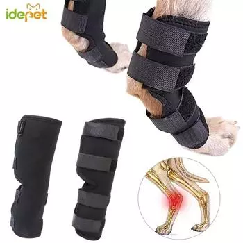 Повязки для домашних собак, травма ноги, коленный бандаж, защита для собак, повязка на суставы, медицинские принадлежности для собак, аксессуары для собак S чёрный