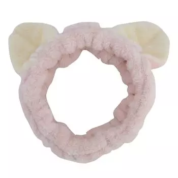 Повязки для волос для девочек с дизайном кошачьих ушей, мягкие, милые, для женщин, для мытья лица, для макияжа, спа