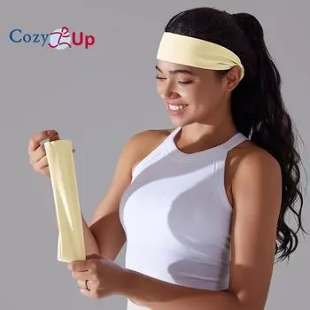 Повязки на голову Cozy Up Sweat Bands для женщин, тренировок, женская модная нескользящая повязка на голову, влагоотводящая повязка для спорта, бега, йоги free size
