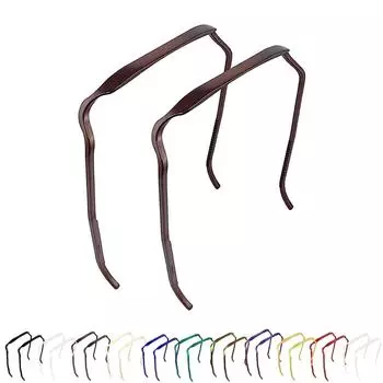 Повязки на голову для вьющихся волос, повязки на голову средней длины для густых волос для женщин, невидимый обруч для волос, повязка на голову для вьющихся густых волос, ручная работа дубильная кора