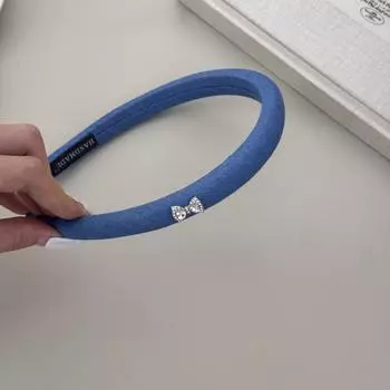 Повязки на голову для женщин, аксессуары для волос для девочек, лента, бант, роскошный дизайнерский фасинатор со стразами, обручи, винтаж, новинка в k-pop моде