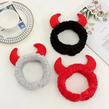 Повязки на голову для женщин и девочек, головные уборы, повязки для мытья лица, аксессуары для волос в виде тюрбана, мягкие теплые повязки для волос из кораллового флиса, милые повязки для волос с животными чёрный