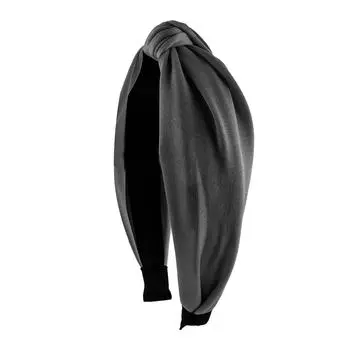 Повязки на голову для женщин Повязка с узлом сверху Повязки с перекрещенным узлом Широкая тканевая повязка с узлом Тканевая повязка с узлом сверху