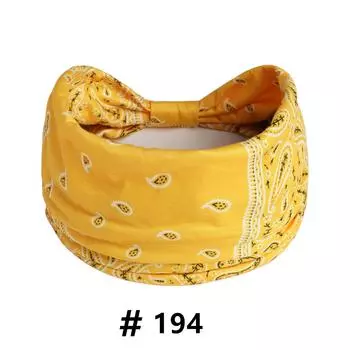 Повязки на голову в стиле бохо с широким узлом, шарф для волос, повязка для волос с цветочным принтом, эластичный тюрбан, повязка на голову, эластичные повязки на голову, бандана, модные аксессуары для волос для женщин