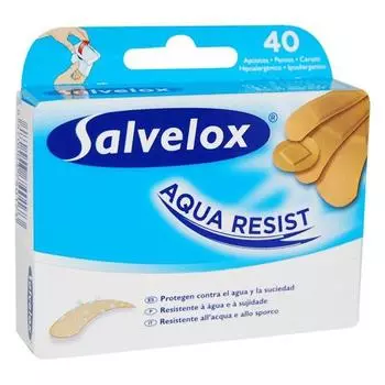 Повязки Salvelox Aqua Resist большого размера 40 ед.