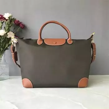 Повседневная большая сумка из ткани водной сосны, новая женская сумка контрастного цвета, женская сумка на одно плечо, модная ручная сумка через плечо 45x21x35cm чёрный