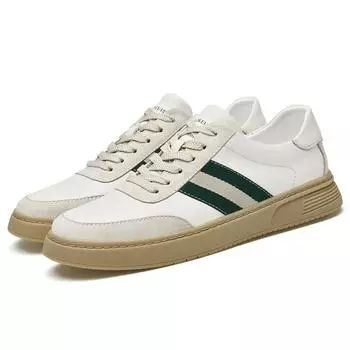 Повседневная брендовая обувь для мужчин, обувь из натуральной кожи, мужская вулканизированная обувь, нескользящая обувь для ходьбы, мужские модные кроссовки, мягкие 38