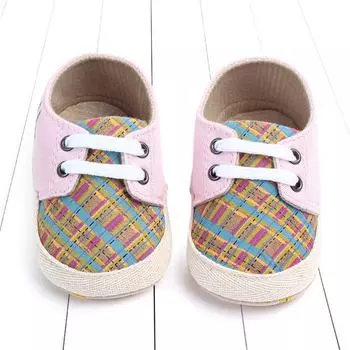 Повседневная детская обувь Обувь для младенцев и девочек в кроватку Милые кроссовки из искусственной кожи с мягкой подошвой для дошкольников Обувь для ходьбы Первые ходунки для малышей 11cm красный