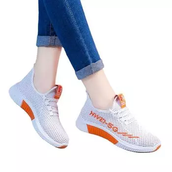Повседневная дышащая тканая обувь из кокосового волокна, женские летние новые универсальные студенческие сетчатые кроссовки в Корейском стиле для бега Tide 35