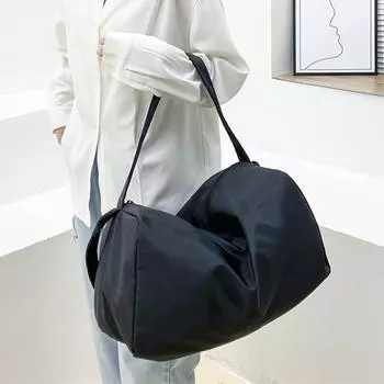 Повседневная функциональная нейлоновая сумка через плечо для женщин, большая вместимость, сумки Boston, сумки через плечо, женские спортивные сумки-мессенджеры 44*28*23cm оранжевый