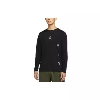 Повседневная футболка Jordan Air Sport, мужские топы, черные DB4367-010 S
