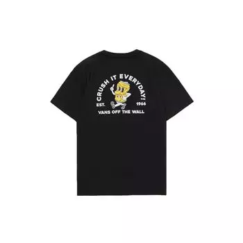 Повседневная футболка с коротким рукавом Vans Fun Can Illustration с принтом, мужские топы, черные VN0A4UQPBLK L