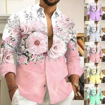 Повседневная футболка с короткими рукавами в европейском и американском стиле с круглым вырезом в этническом стиле и принтом в стиле ретро XXXL фиолетовый