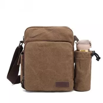 Повседневная холщовая многофункциональная сумка для тела, мужская сумка через плечо, сумка-мессенджер, деловой портфель, чайник жёлтый