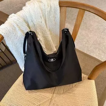 Повседневная и модная глянцевая сумка для хлеба для женщин, осень, новая цепочка, большая вместимость, сумка через плечо на одно плечо, женская сумка