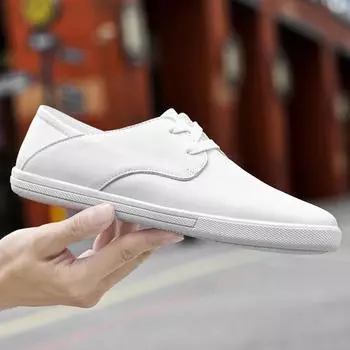 Повседневная кожаная обувь, мужские итальянские оксфорды, дышащие белые кроссовки, мужские мокасины для вождения, повседневная офисная официальная обувь, туфли без застежек 36