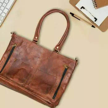 Повседневная кожаная сумка через плечо, женская сумка-мессенджер, сумка через плечо, сумка через плечо 12 X 16 X 4 коричневый