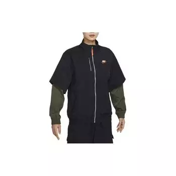 Повседневная куртка «два в одном» с логотипом Nike Женская куртка черная FB7249-010 S