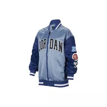 Повседневная куртка Jordan Letter Color Block с длинным рукавом Детские куртки HF7142-491