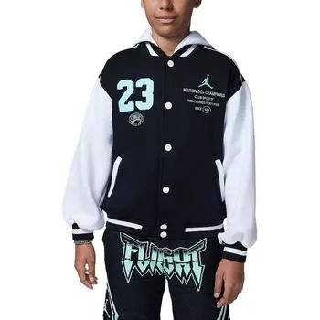 Повседневная куртка Jordan Soft Knit с капюшоном Детские куртки черного цвета HQ7075-010 M