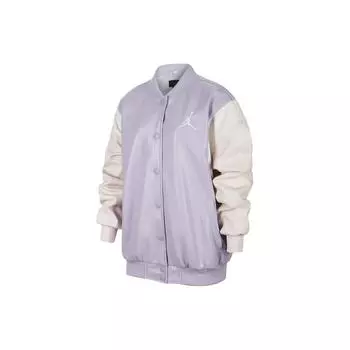 Повседневная куртка Jordan Varsity Color Block с длинным рукавом Детские куртки Frost-Purple HF2561-507 S