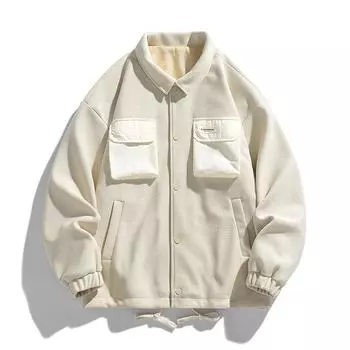 Повседневная куртка с капюшоном, мужская куртка на весну и осень, модный бренд, для подростков, красивый, универсальный, свободный, весенний, даже M чёрный