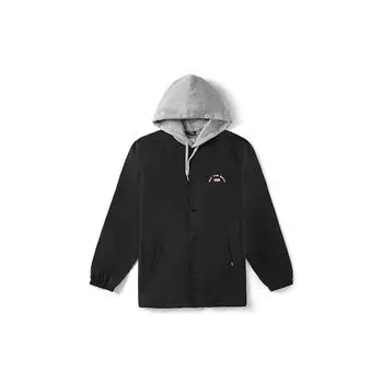 Повседневная куртка с капюшоном Vans, женская верхняя одежда, черная VN0A4BR8BLK XS