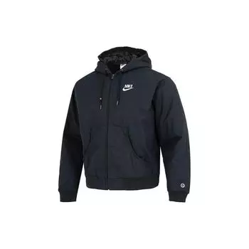 Повседневная куртка с логотипом Nike, мужская верхняя одежда, черная DQ4184-010 L
