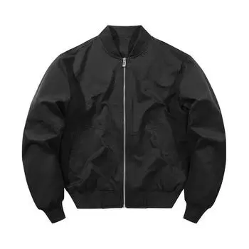 Повседневная куртка в гонконгском стиле, крутая и свободная рабочая одежда, ретро-костюм летчика, мужская одежда XXXXL чёрный