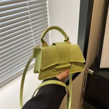 Повседневная маленькая свежая сумка в иностранном стиле для женщин 2024 года, весна, новая мода, интернет-знаменитость, текстура, сумка-мессенджер, маленькая квадратная сумка белый