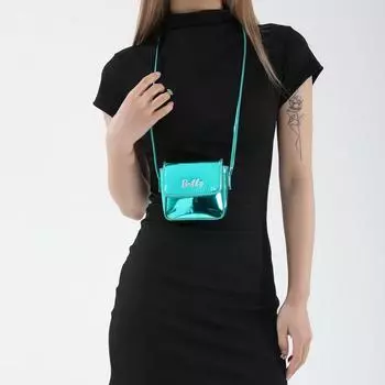 Повседневная маленькая женская сумка, новая модная сумка-мессенджер, женская сумка через плечо под мышкой, персонализированная ретро маленькая квадратная женская сумка чёрный