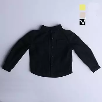 повседневная мода плут солдат фигурка одежда рубашка и тело не черные 1/6 рубашка, верхняя одежда, (голова включена)