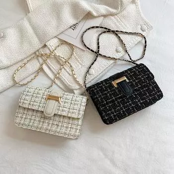 Повседневная модная и стильная маленькая сумка для женщин на лето, маленькая квадратная сумка в стиле ниши, новая модная и красивая сумка через плечо