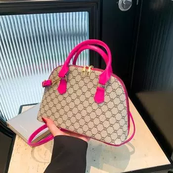 Повседневная модная простая сумка большой вместимости женская сумка 2024 года лето новая сумка через плечо в иностранном стиле для поездок на работу чёрный