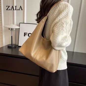 Повседневная мягкая сумка большой вместимости женская новая популярная женская сумка универсальная сумка через плечо модная сумка-мессенджер чёрный