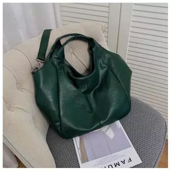 Повседневная мягкая сумка большой вместимости женская 2024 года новая популярная универсальная сумка-мессенджер сумка-тоут для поездок на работу белый