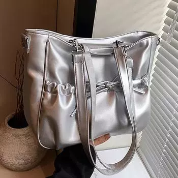 Повседневная мягкая сумка большой вместимости, женская модная сумка через плечо Tide, студенческая сумка-мессенджер.