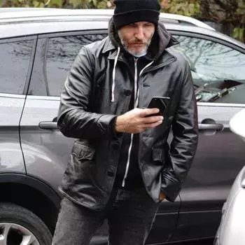 Повседневная мужская кожаная куртка, приталенная черная натуральная мягкая яловая кожа, пальто из натуральной кожи, мужская одежда, весна-осень M черный кожаный жакет