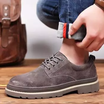 Повседневная мужская обувь для отдыха на природе, официальная обувь в британском стиле, классические оксфорды от люксового бренда, офисные свадебные туфли, кожаные рабочие оксфорды 38 коричневый