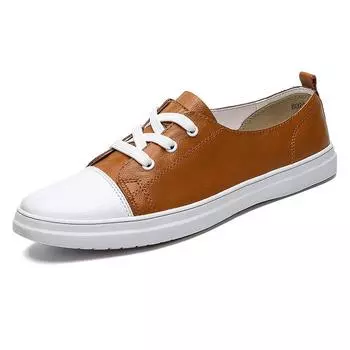 Повседневная мужская обувь из натуральной кожи, деловая офисная обувь, белые туфли на плоской подошве, удобная спортивная обувь для вождения, Zapatos Hombre 37 вино красного