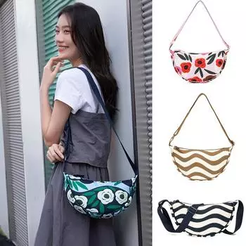 Повседневная нейлоновая сумка-хобо через плечо для женщин, поясная сумка-полумесяц, поясная сумка, сумки через плечо, дорожная сумка-шоппер зелёный