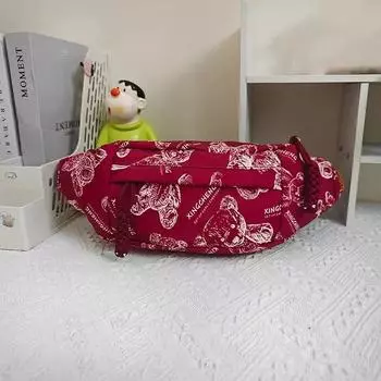 Повседневная нейлоновая сумка на молнии на талии, нейтральная, универсальная, мягкая, нагрудная, дорожная, простая дизайнерская сумка через плечо