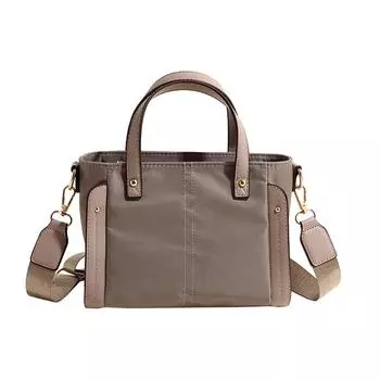 Повседневная нейлоновая сумка женская новая модная сумка-мессенджер однотонная сумка-тоут