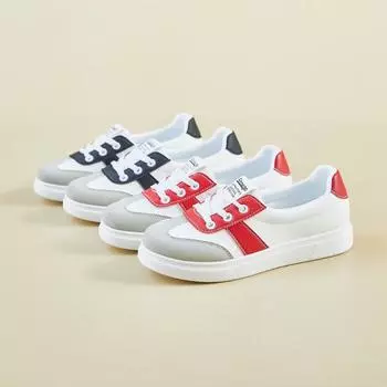 Повседневная обувь для ходьбы для женщин. Удобные кроссовки из искусственной кожи со шнуровкой на толстой платформе. Нескользящие теннисные кроссовки. Женские дышащие кроссовки для бега. 35