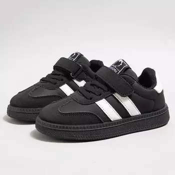 Повседневная обувь для мальчиков и девочек на липучках, удобная и комфортная для весны 26 белый