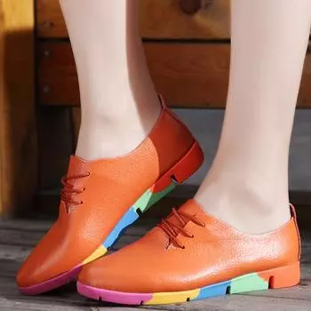 Повседневная обувь для мам, осенние нескользящие трендовые одиночные туфли, туфли для кормящих мам, женская обувь большого размера 35 белый