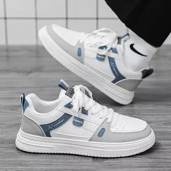 Повседневная обувь для мужчин Кроссовки Дышащие спортивные Белые теннисные туфли Повседневные кроссовки Мужская обувь Брендовая прогулочная обувь для мужчин 39