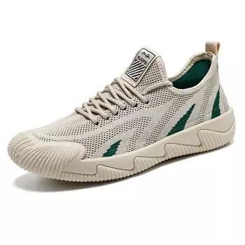 Повседневная обувь для мужчин, удобная прогулочная мужская обувь, оригинальные модные кроссовки для общения, дышащие кроссовки со шнуровкой, новые 39 серый